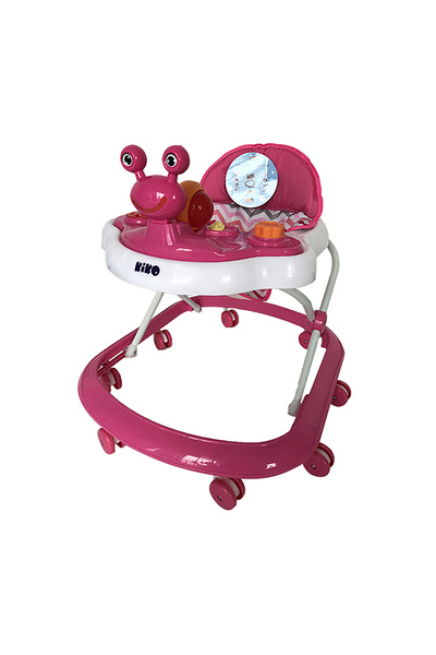 Kiko BABY WALKER WITH TOYS-Pink