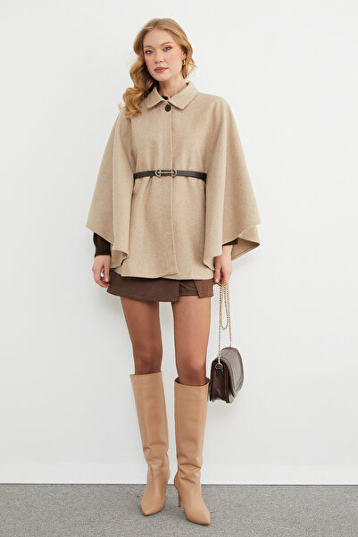 Fulla Moda Поло з коміром-стійкою та капюшоном