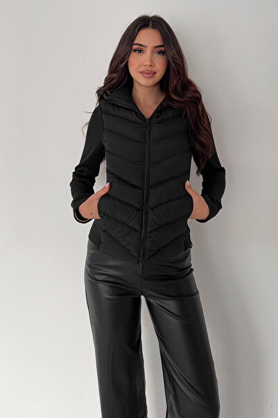 Noa&Noa Women's Hooded Quilted Coat – Street Shield