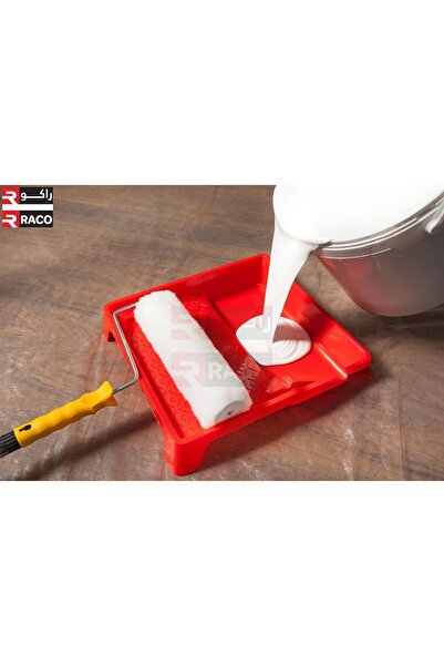 Raco Professional Plastic Paint Tray For Easier Dipping of Paint Rollers and Brushes DIY (9 Inch, Re