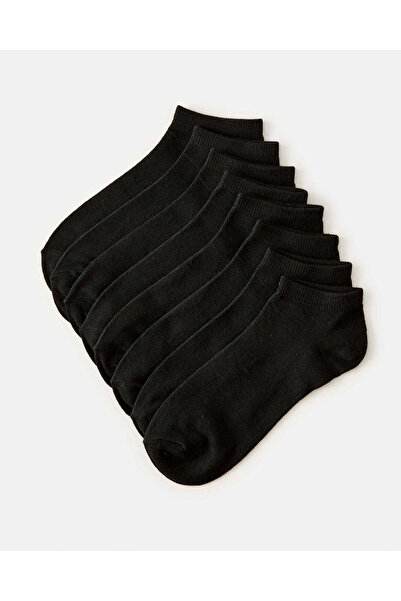 REDTAG جوارب رجالية سوداء سادة، عبوة اقتصادية (4 أزواج)