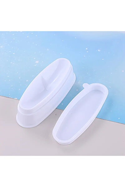 Choice L106-White Powder Glitter Dust Dipping Tray Nail Storage Box Recycling Tools Powder Container French