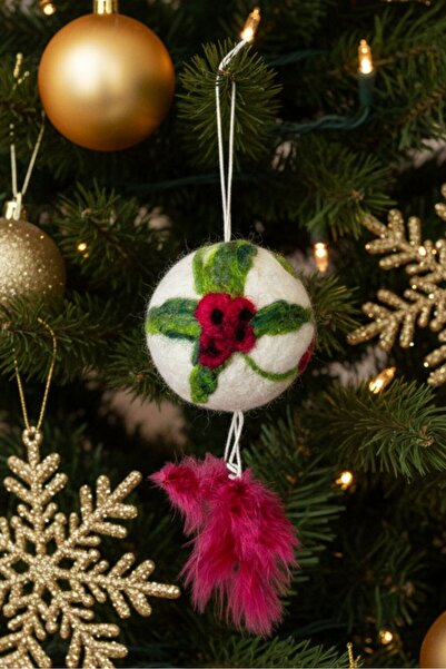 Uretti - زينة شجرة عيد الميلاد تولين 3528 4268 مصنوعة يدويًا من الفوم مع قطيف...