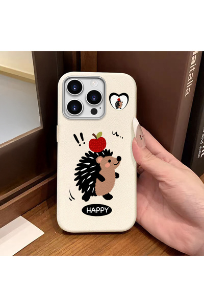 ucuc غطاء حماية متوافق مع آيفون 16 برو ماكس، مصنوع من السيليكون الأبيض ذو الم...