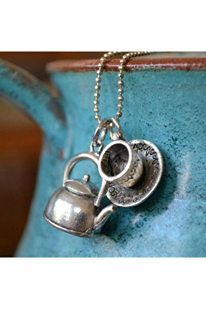 Choice YC3006-1 قطعة واحدة، قلادة ساحرة بتصميم إبريق شاي مستوحى من موضة حقبة ...