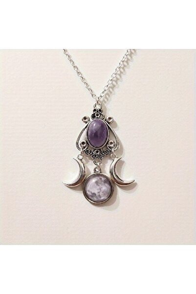 Choice قلادة إلهة القمر YB3012-2 قطعة واحدة، مجوهرات من الجمشت، قلادة نسائية ...