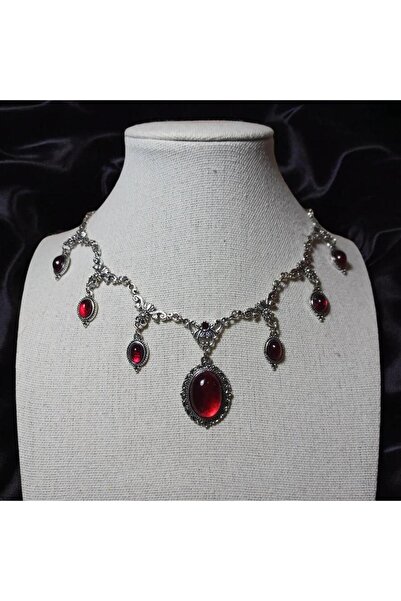 Choice YA8567-1 Vampire Cameo Choker, Gothic Jewelry, Victoria, Retro, Butter...