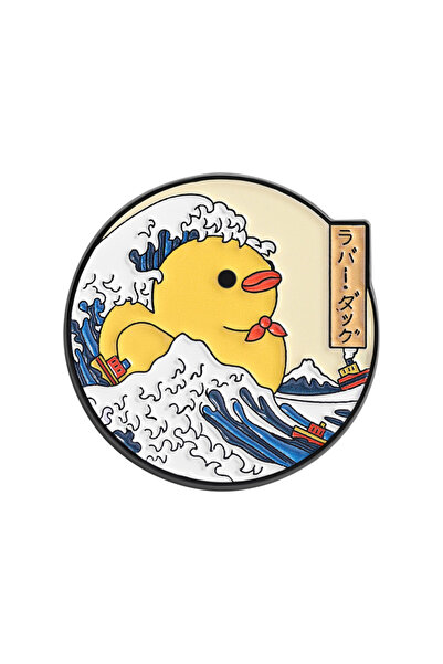 Choice النمط الثاني: دبوس مينا "الموجة العظيمة قبالة كاناغاوا" - أوكيو-إي - 3...