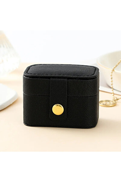 Choice black Mini Ring Box Portable Small Jewelry Organizer Display Travel Si...
