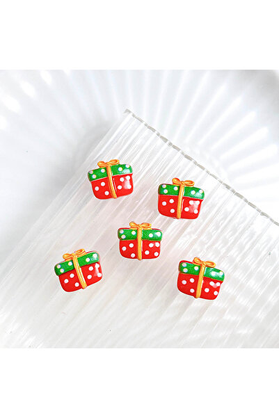 Choice 09-20PCS 20PCS Kawaii Painted Snowman Gloves Resin Nail Charms 3D Cart...