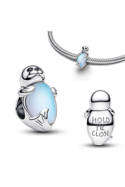 Choice قلادة AMC7296 جديدة أصلية من الفضة الإسترليني عيار 925، بتصميم قمر وقل...