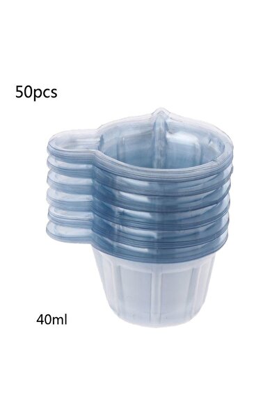 Choice 50Pcs 50/100Pcs 40ML Plastic Disposable Cups Dispenser Silicone Resin ...