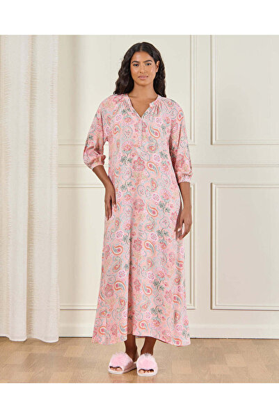 REDTAG Women Pink Printed Nightgown