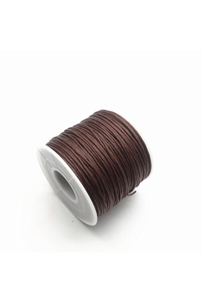 Choice خيط قطني مشمع بطول 35 مترًا مع بكرة، بسماكة 1.5 مم، خيط خرز مشمع بطول ...