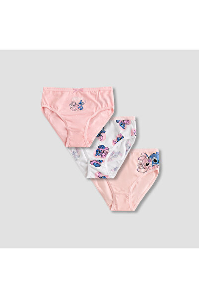 Disney سراويل داخلية مطبوعة بتطريز - طقم من 3 قطع