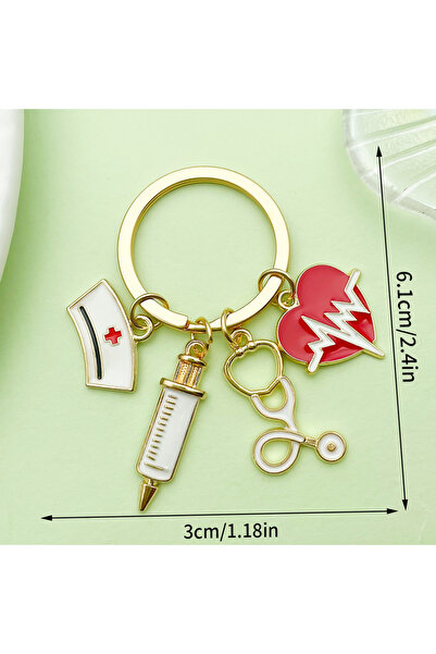 Choice محقنة طبيب، قبعة ممرضة، سماعة طبية، ميدالية مفاتيح، حقيبة، قلادة، هدية...