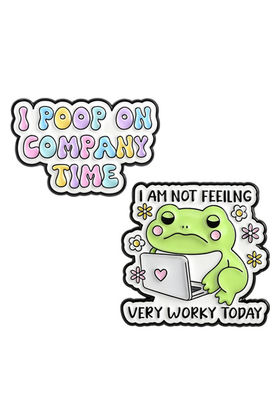 Choice دبابيس مينا TZ2372 غير عملية للغاية، دبابيس "أنا أتبرز في وقت العمل"، ...