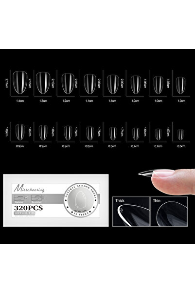 Choice 10 160/320pcs False Nails Full Cover Press-On Nails Coffin Stiletto So...