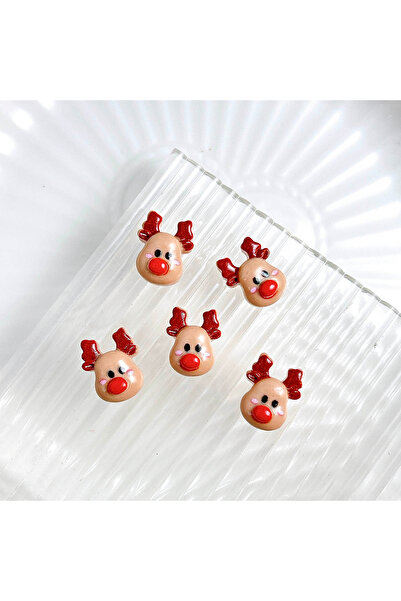 Choice 04-20PCS 20PCS Kawaii Painted Snowman Gloves Resin Nail Charms 3D Cart...