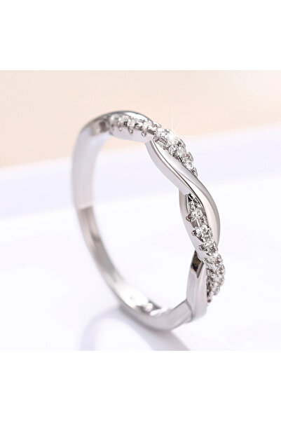 Choice 12 B2981 Huitan Classic and Simple Twist Rings for Women 3 Metal Color...