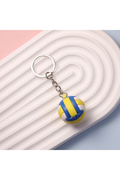 Choice Volleyball Football Basketball Volleyball Tennis Rugby Keychain PVC Cr...