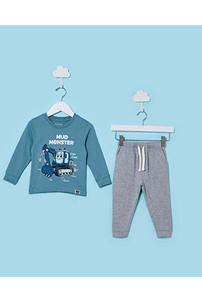 REDTAG طقم ملابس رياضية للأطفال الرضع مطبوع متنوعة (3 قطع)