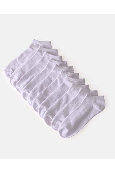 REDTAG Men Black Ankle Length Socks Set (10 Pairs)