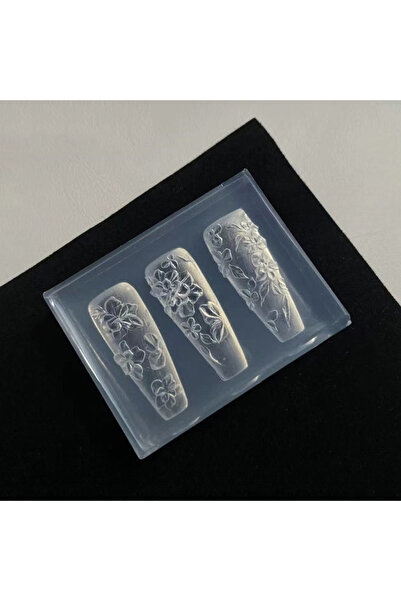 Choice قالب سيليكون ثلاثي الأبعاد لتزيين الأظافر، تصميمات زهور وأقواس وأجنحة،...