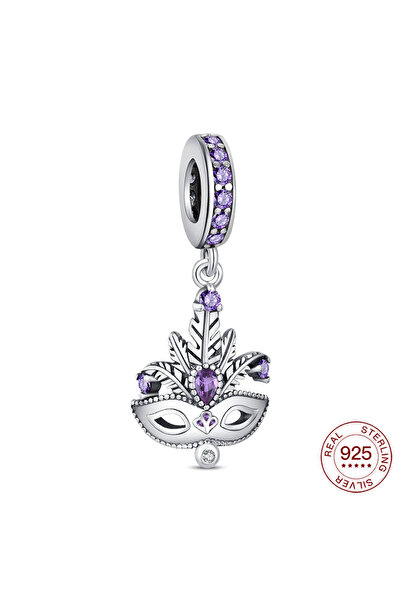 Choice NBC0348 قلادة جديدة من الفضة الإسترليني عيار 925 بتصميم قناع مهرج لحفل...