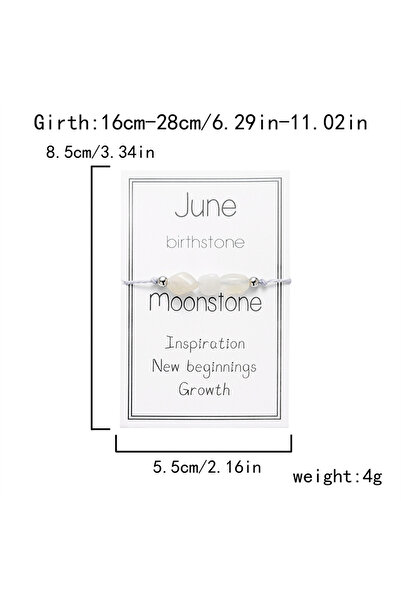 Choice BR23Y0509-6 Handmade Irregular Natural Stone Charm Bracelets For Women...