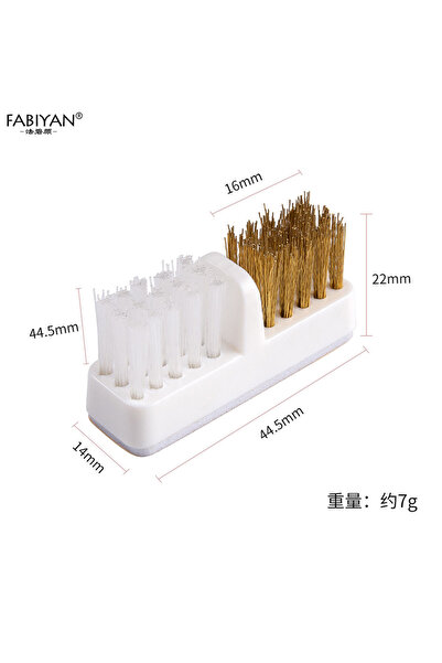 Choice1 فرشاة تنظيف رؤوس مثقاب الأظافر البيضاء، لكل سلك، لإزالة الغبار، علبة ...