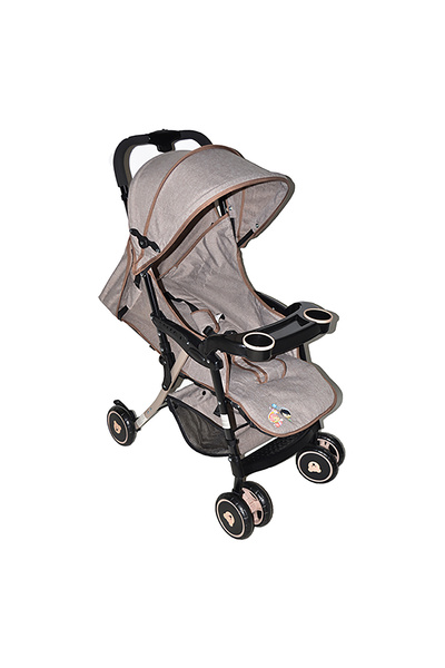 Kiko COMFORTABLE STROLLER 6 WHEELS (0 M+) Beige