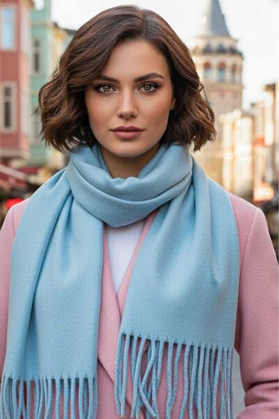 Mood Agenda Women's Soft Textured Four Seasons Wearable Vegan Pashmina Shawl Scarf