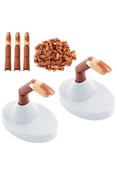 Choice أظافر تدريب بيضاء اللون للأظافر الأكريليك، 3 أظافر ليد تدريب للأظافر ا...