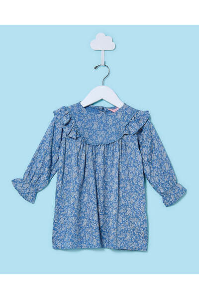 REDTAG Infant Girls Floral Print Dress