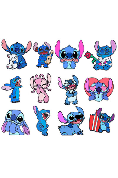 Choice 12 قطعة من دبابيس بروش كرتونية مرحة، دبوس ستيتش لطيف، دبوس مينا إبداعي...