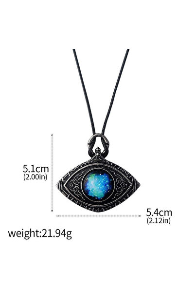 Choice قلادة لعبة Bloodborne N00736، من دعائم اللعبة، قلادة عين شيطان كوني، ع...