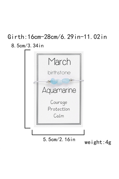 Choice BR23Y0509-3 Handmade Irregular Natural Stone Charm Bracelets For Women...