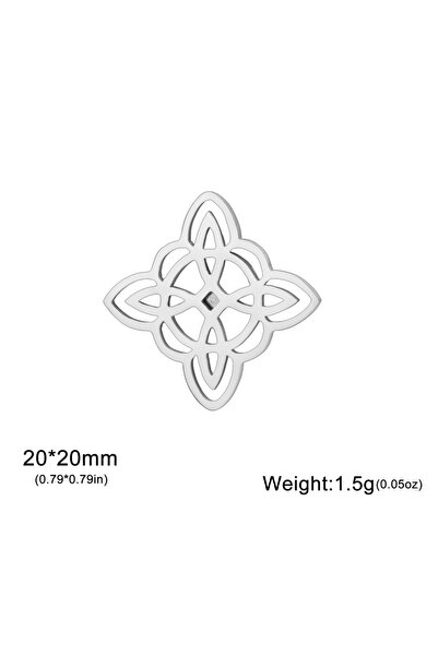 Choice B Steel Skyrim Amulet Witch Knot Brooch for Men Women Stainless Steel ...