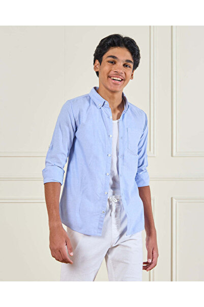 REDTAG قميص كاجوال للأولاد الكبار مع جيب