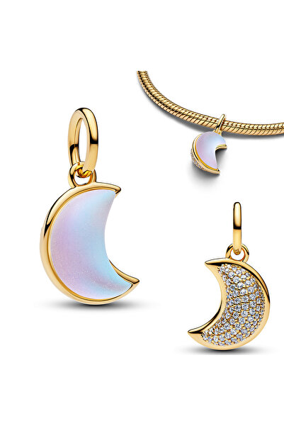 Choice AMC7290 New Original 925 Sterling Silver Blue Charms Moon Butterfly Crystal Ball Beads Pendants fit