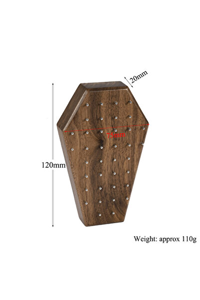 Choice 0.9mm Thread Coffin Solid Wood Stand Labret Dermal Anchor Body Piercin...