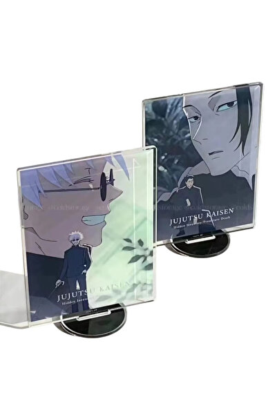 Miniso حامل أكريليك على طراز الأنمي الياباني K-2pcs، مجسمات شخصيات أنمي جوجوتسو كايسن، مجسمات زخرفية