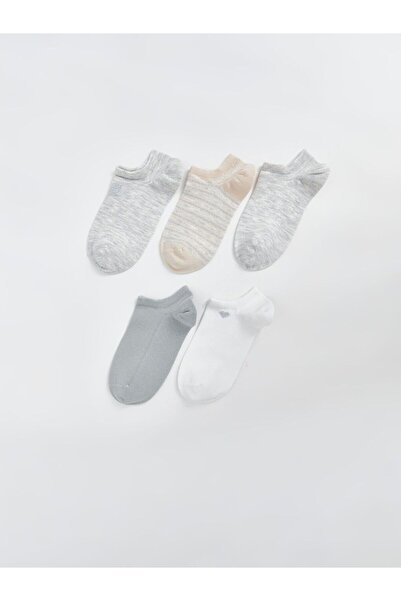 LC Waikiki Ciorapi papuci de damă cu model, pachet de 5