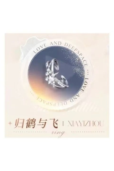 Choice خاتم زفاف رمادي بتصميم الحب والفضاء العميق 4.0 للنساء، من مجوهرات سايل...