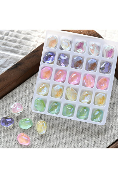 Choice ZB154-8 25 قطعة من أحجار الراين الزجاجية ثلاثية الأبعاد K9 لتزيين الأظ...