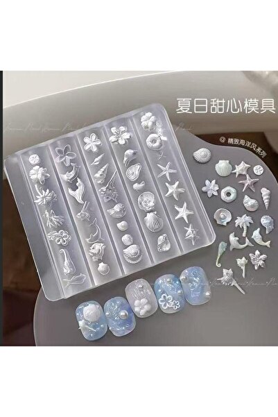 Choice قالب سيليكون ثلاثي الأبعاد لتزيين الأظافر على شكل فيونكة، قطعة واحدة، ...