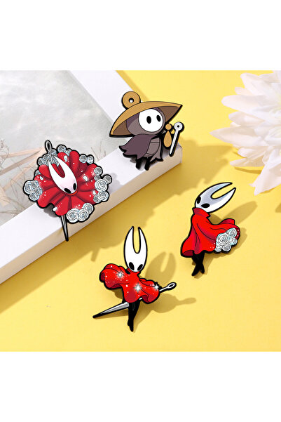 Choice 4pcs Hollow Warrior Anime Badge - Japanese & Korean Game Collectible P...