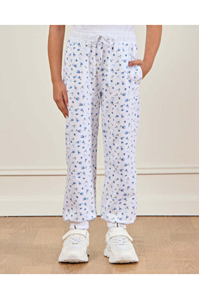 REDTAG Girls White Active Track Pants