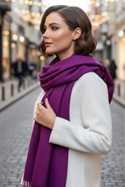 Mood Agenda Women's Soft Textured Four Seasons Wearable Vegan Pashmina Shawl Scarf